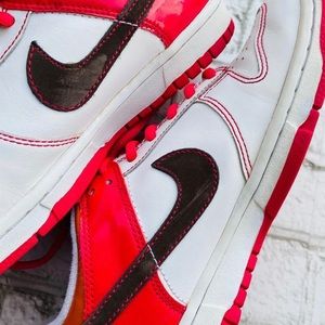 Vintage bike dunk SB low pink orange white